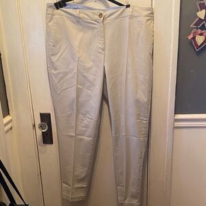 Talbots Cream Chino Pants